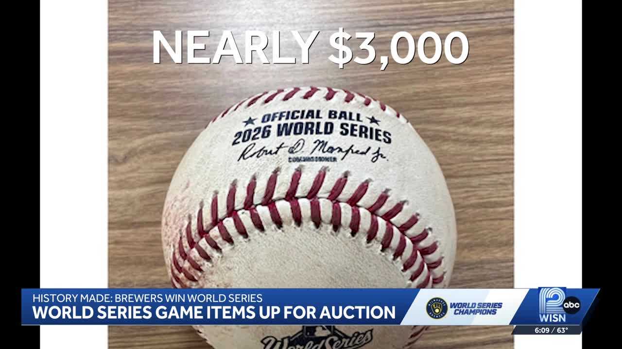 Brewers fans can bid on World Series memorabilia, including game-used items — Hartland Sports news